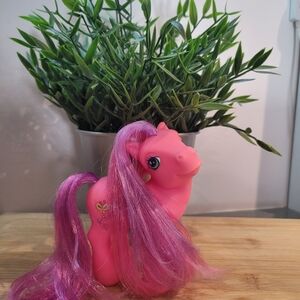 Pink Pony Toy with Purple Mane
